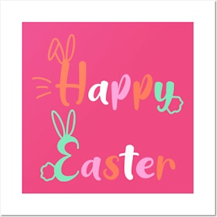 'Happy Easter' Shirt Posters and Art